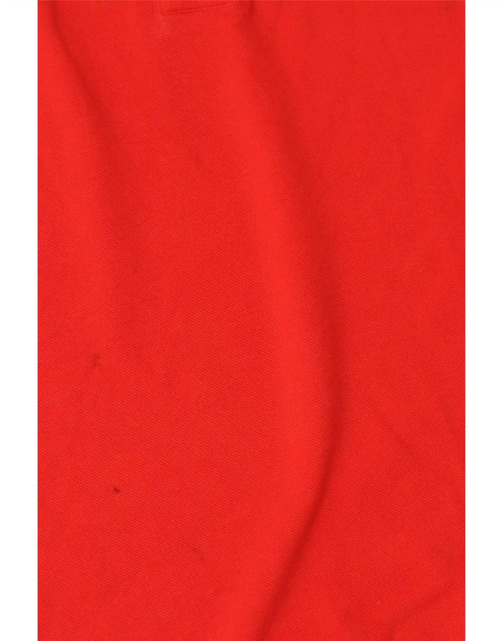Champion Mens Polo Shirt Large Red Striped Cotton