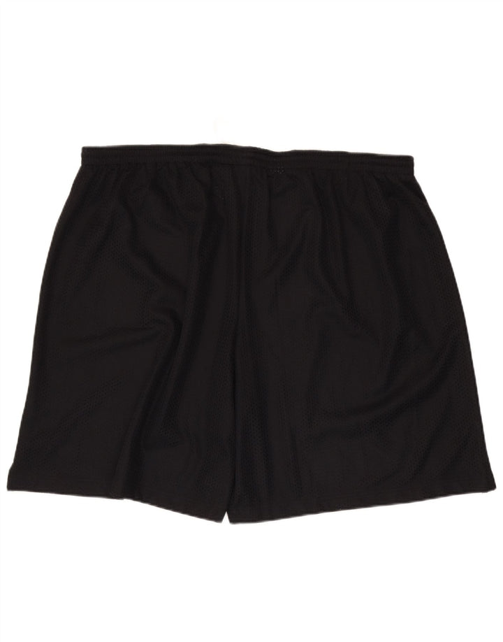 Champion Mens Sport Shorts 3XL Black Polyester