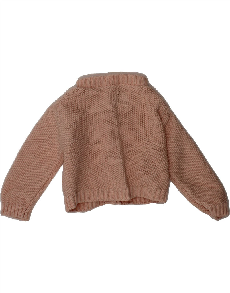 GUESS Baby Girls Cardigan Sweater 6-9 Months Pink Cotton Vintage Guess and Second-Hand Guess from Messina Hembry 