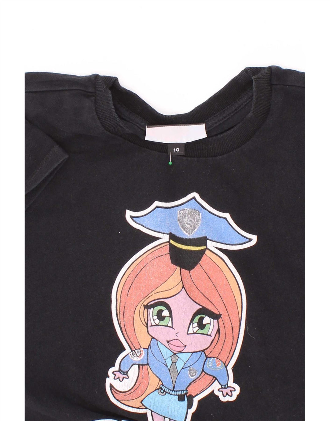 Blauer Girls Graphic T-Shirt Top 9-10 Years Black