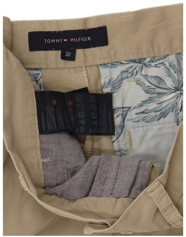 Tommy Hilfiger Mens Chino Shorts W32 Medium Beige Cotton