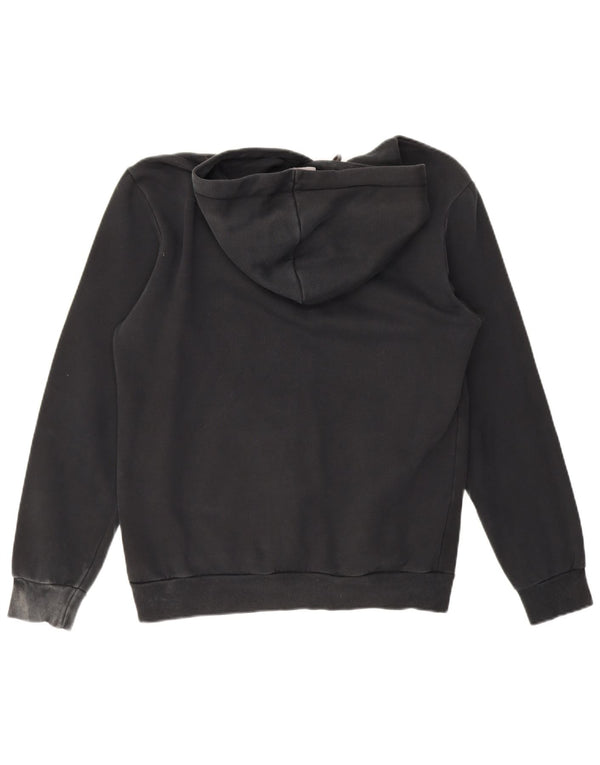 Puma Mens Graphic Hoodie Jumper Small Black Cotton