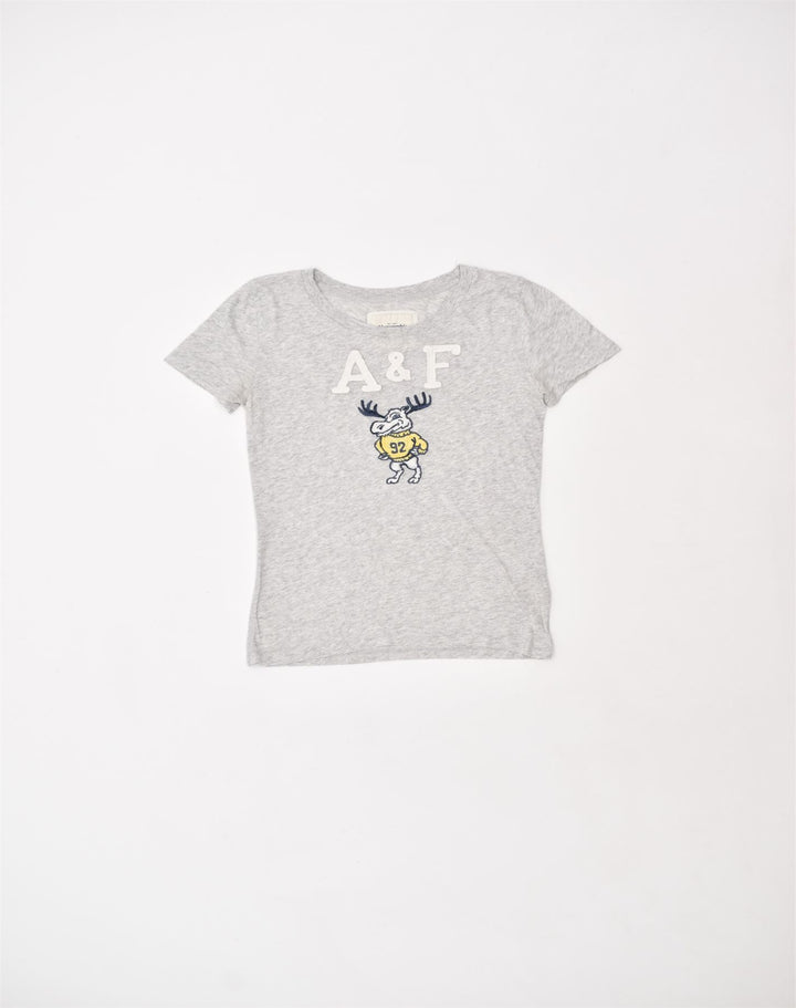 ABERCROMBIE & FITCH Boys Graphic T-Shirt Top 10-11 Years Medium Grey | Vintage | Thrift | Second-Hand | Used Clothing | Messina Hembry 