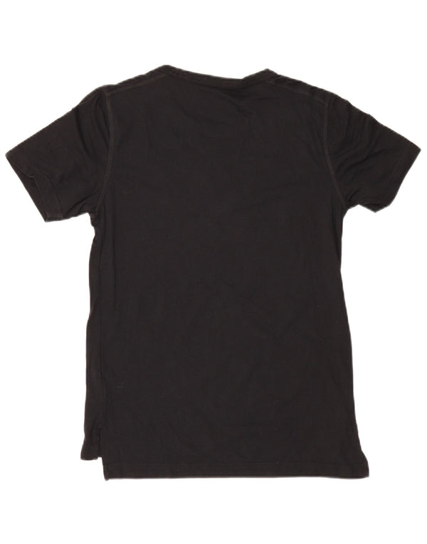 Reebok Mens T-Shirt Top Small Black Cotton
