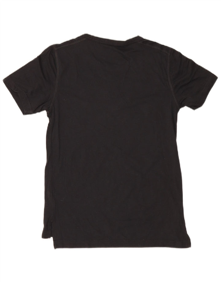 Reebok Mens T-Shirt Top Small Black Cotton