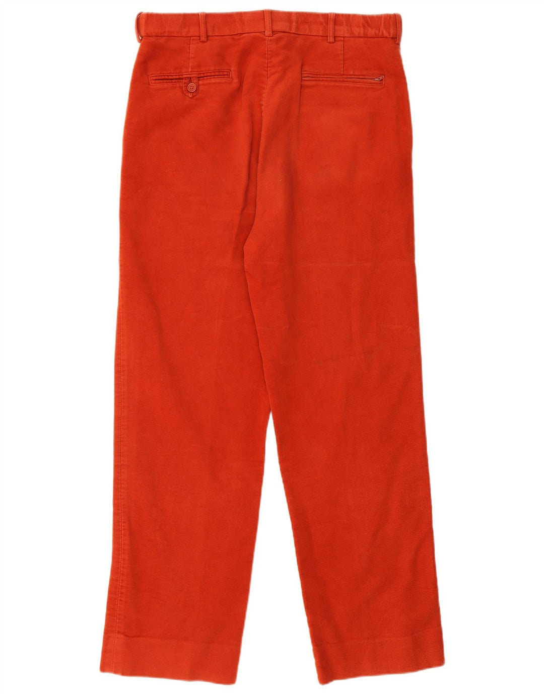 PETER CHRISTIAN Mens Straight Chino Trousers W34 L30 Red Cotton