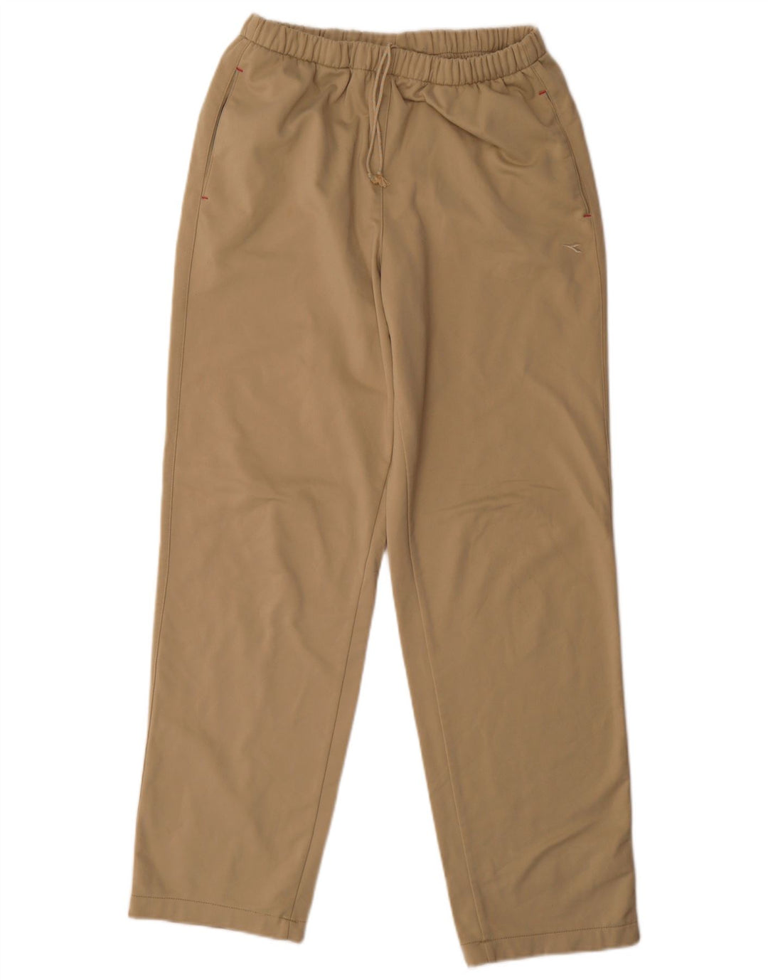 Diadora Womens Tracksuit Trousers UK 14 Large Beige Polyester