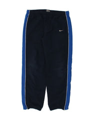 NIKE Boys Tracksuit Trousers Joggers 12-13 Years Large Navy Blue