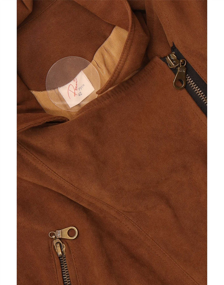 Vintage Womens Utility Jacket EU 42 Large Brown