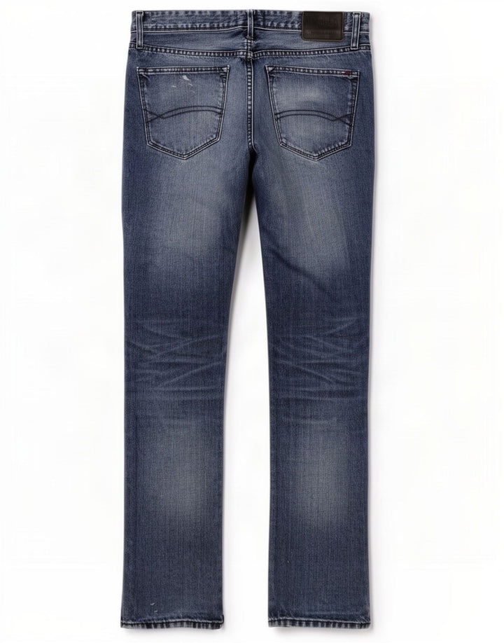 Tommy Hilfiger Womens Slim Jeans W32 L34 Navy Blue Cotton
