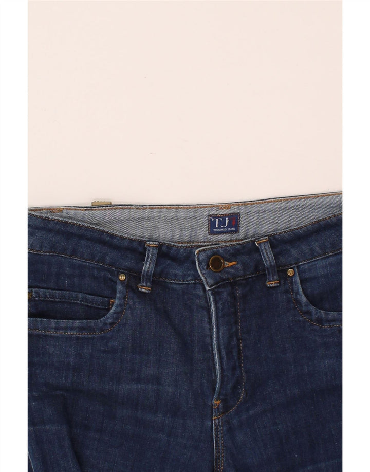 TRUSSARDI Womens Skinny Jeans W28 L29 Navy Blue Vintage Trussardi and Second-Hand Trussardi from Messina Hembry 