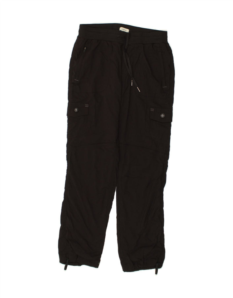L.L.BEAN Mens Joggers Cargo Trousers Small W30 L30 Black Nylon | Vintage L.L.Bean | Thrift | Second-Hand L.L.Bean | Used Clothing | Messina Hembry 