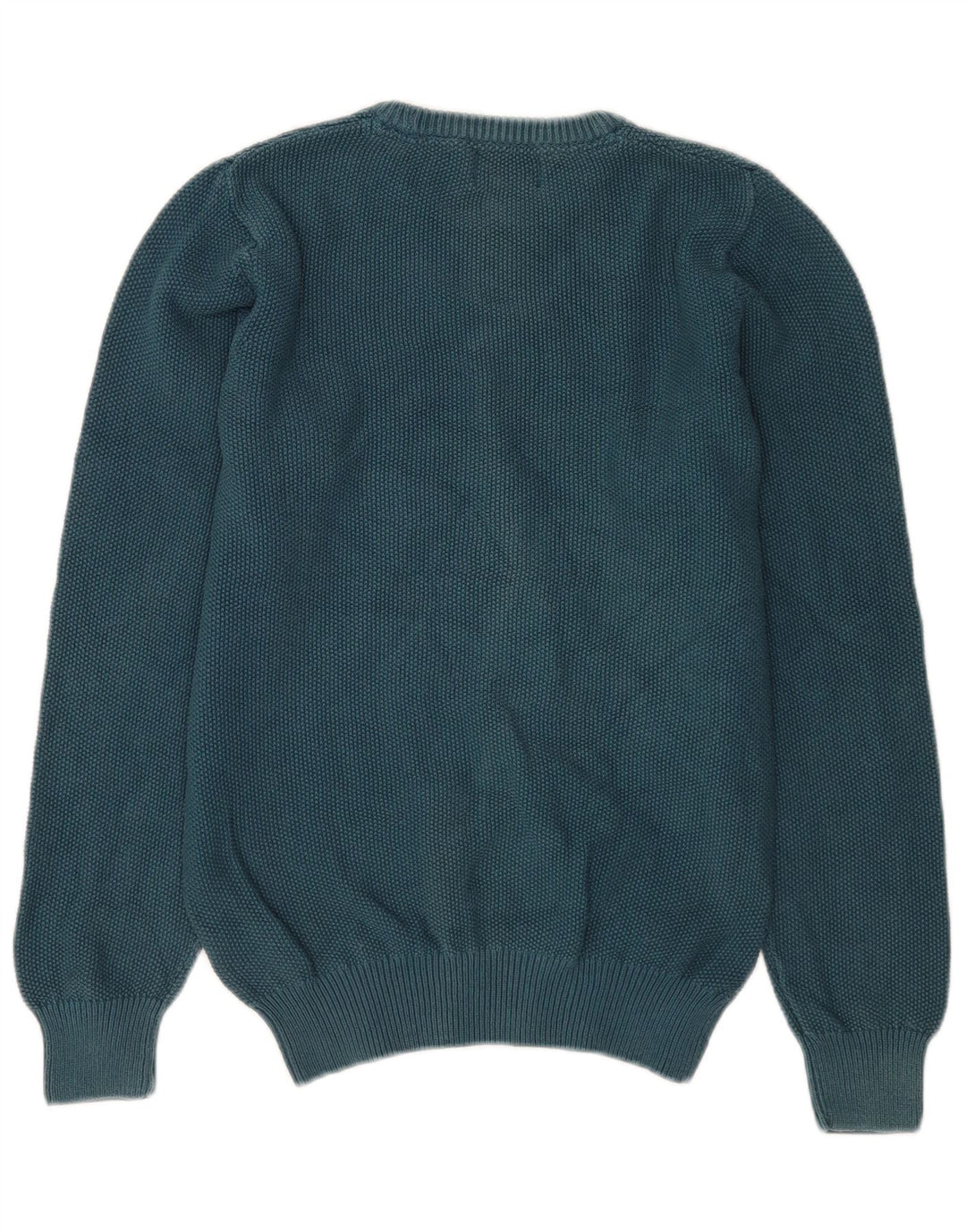 Marks & Spencer Mens Regular Fit Crew Neck Jumper Sweater Small Blue Cotton