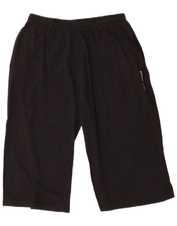Reebok Mens Bermuda Sport Shorts XL Black Cotton