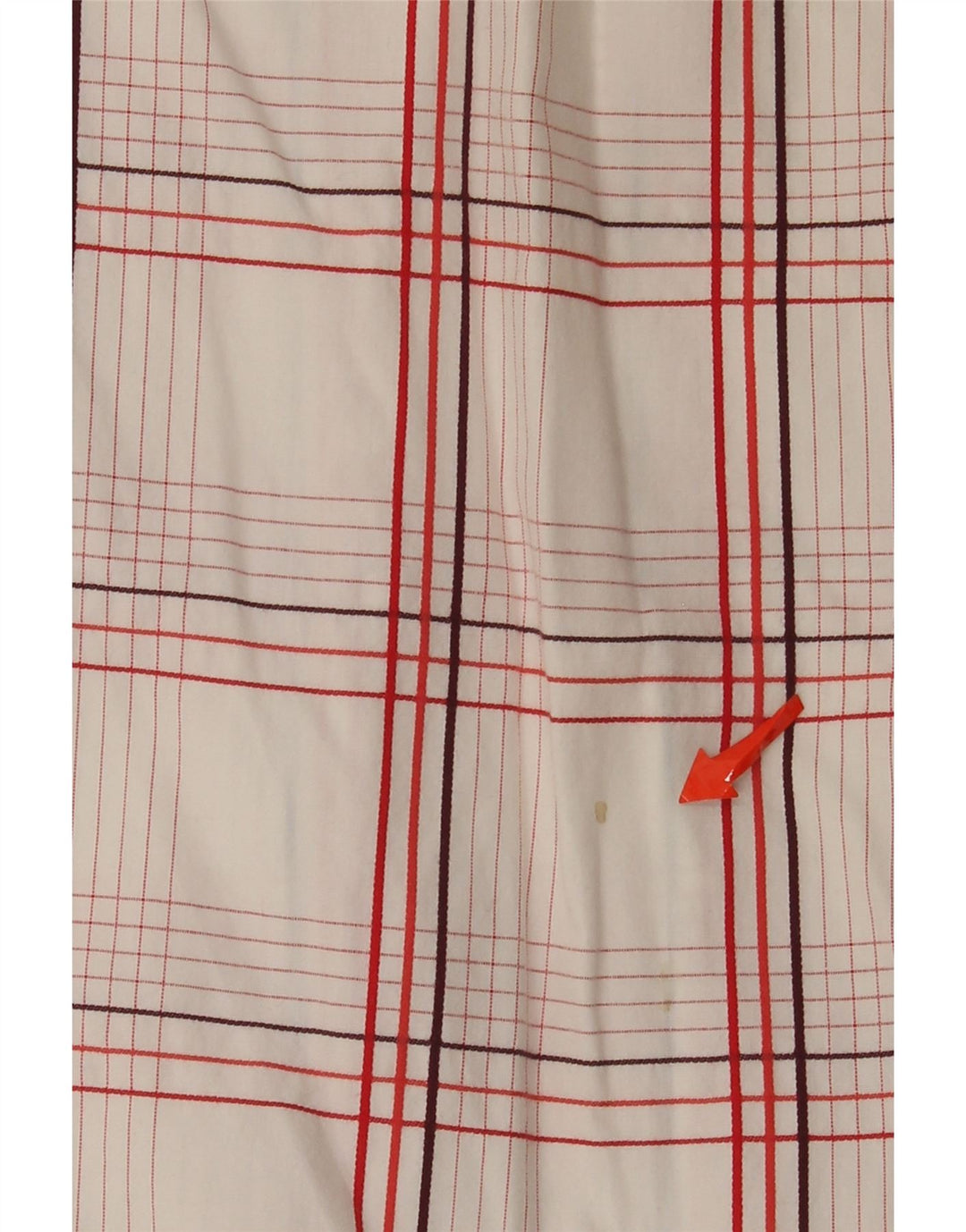 Wrangler Mens Short Sleeve Shirt XL White Check Cotton