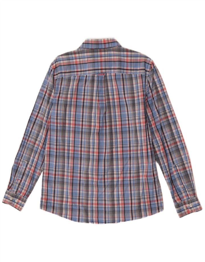 Crew Clothing Mens Classic Fit Shirt Small Blue Check Cotton