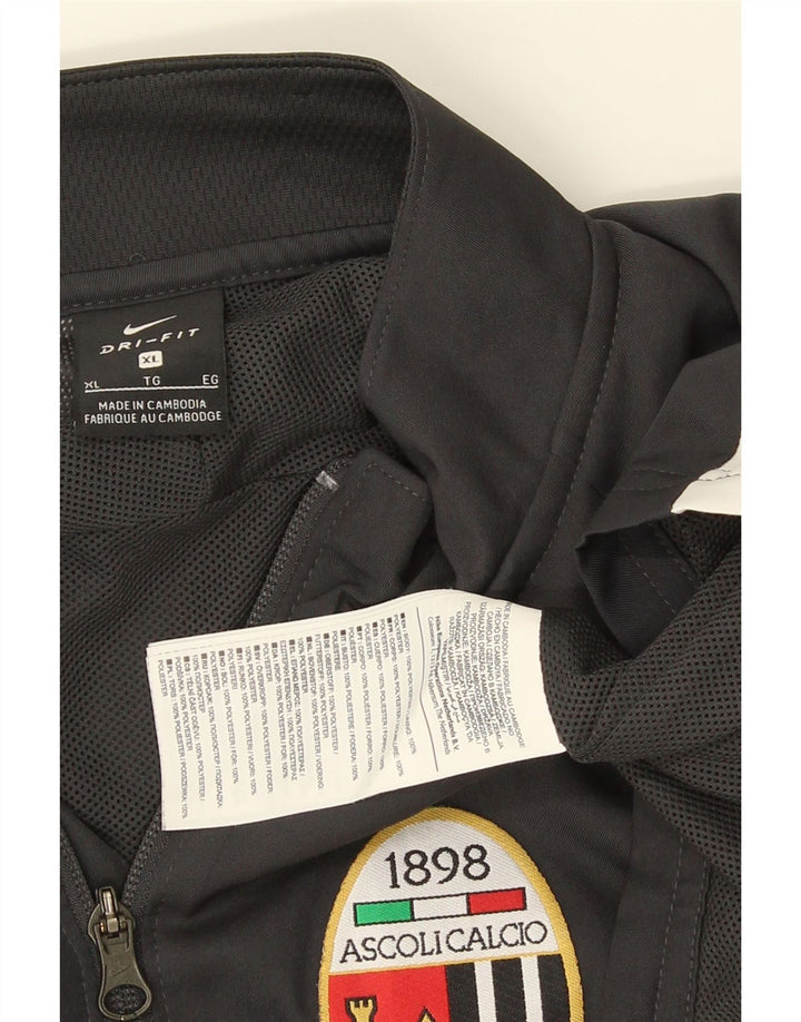 Nike Mens  Ascoli Calcio 1898 Tracksuit Top Jacket XL Grey Polyester
