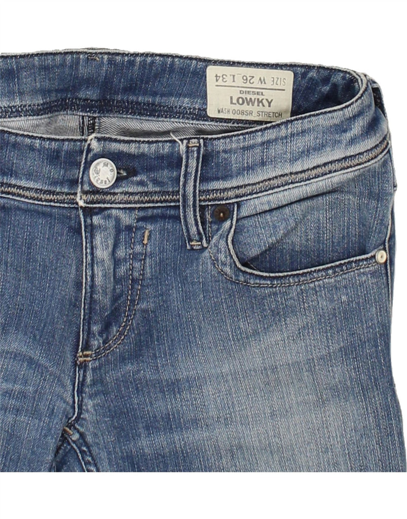 DIESEL Womens Lowky Slim Jeans W26 L34  Blue | Vintage Diesel | Thrift | Second-Hand Diesel | Used Clothing | Messina Hembry 