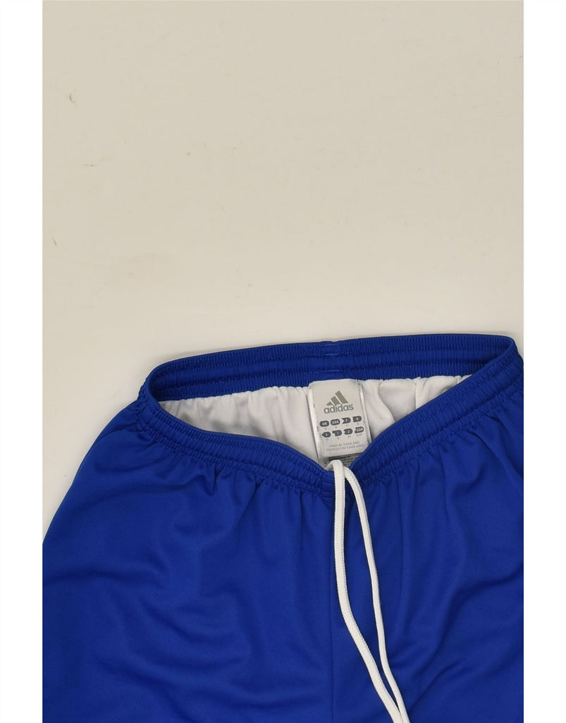 ADIDAS Mens Climalite Sport Shorts Small Blue Polyester | Vintage Adidas | Thrift | Second-Hand Adidas | Used Clothing | Messina Hembry 