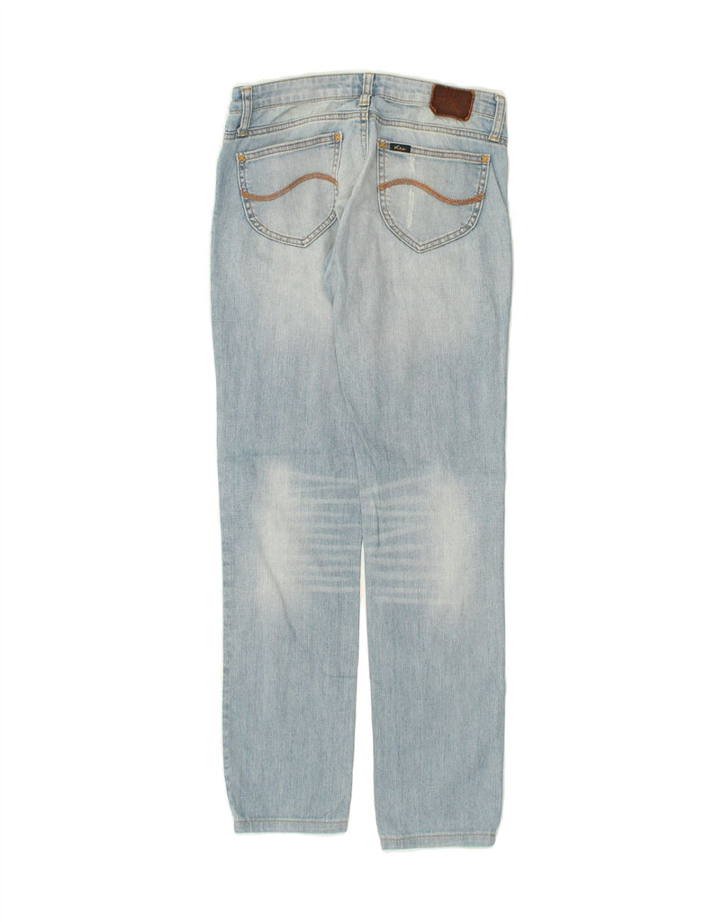 LEE Womens Distressed Straight Jeans W27 L29 Blue | Vintage Lee | Thrift | Second-Hand Lee | Used Clothing | Messina Hembry 