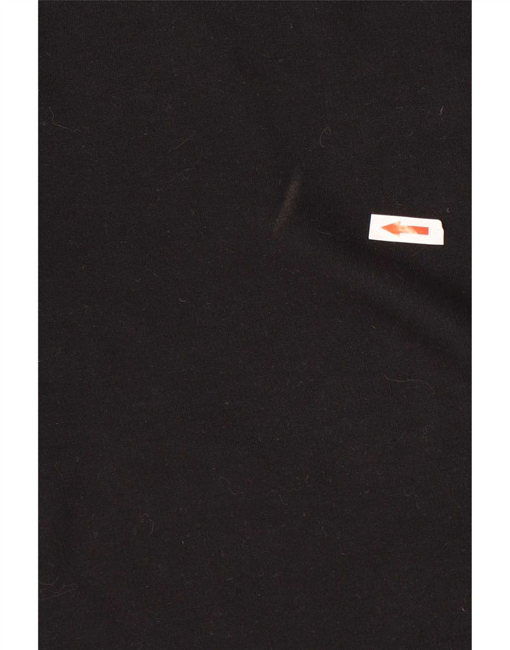 Belfe Womens Top Long Sleeve UK 12 Medium Black Polyester