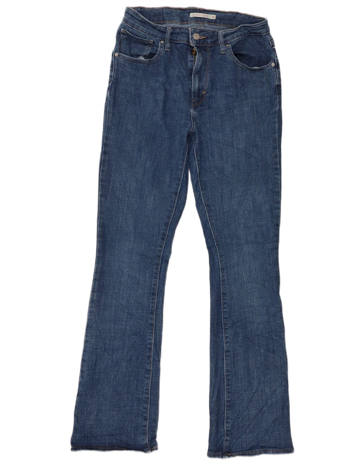 Levi's Womens 725 High Rise Bootcut Jeans W30 L32 Blue Cotton
