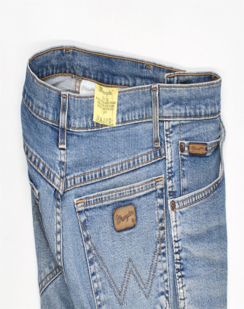 WRANGLER Womens Straight Jeans W31 L29 Blue Cotton | Vintage | Thrift | Second-Hand | Used Clothing | Messina Hembry 