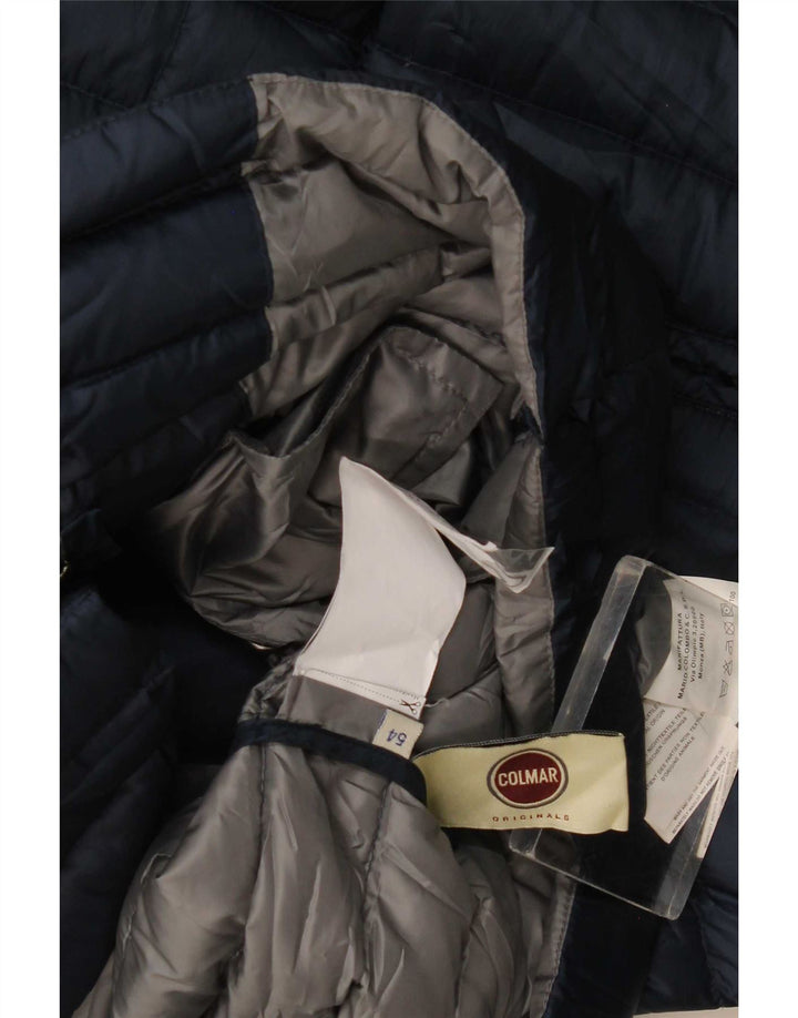 Colmar Mens Padded Jacket IT 54 Large Navy Blue Polyester