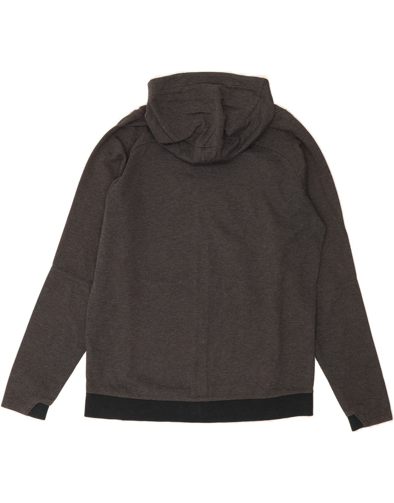 PUMA Mens Zip Hoodie Sweater Large Grey Colourblock Cotton Vintage Puma and Second-Hand Puma from Messina Hembry 