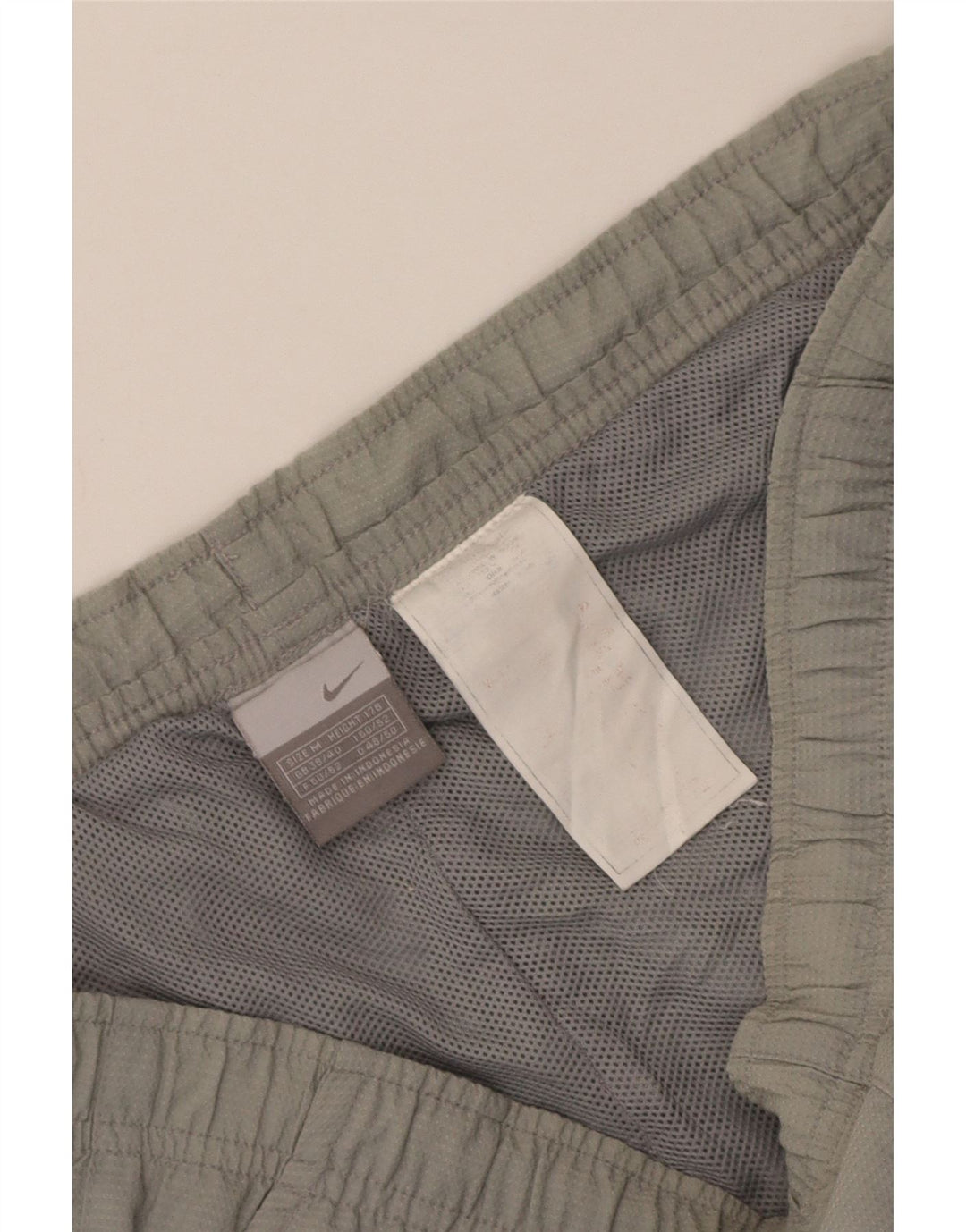 Nike Mens Tracksuit Trousers Joggers UK 38/40 Medium  Grey Striped