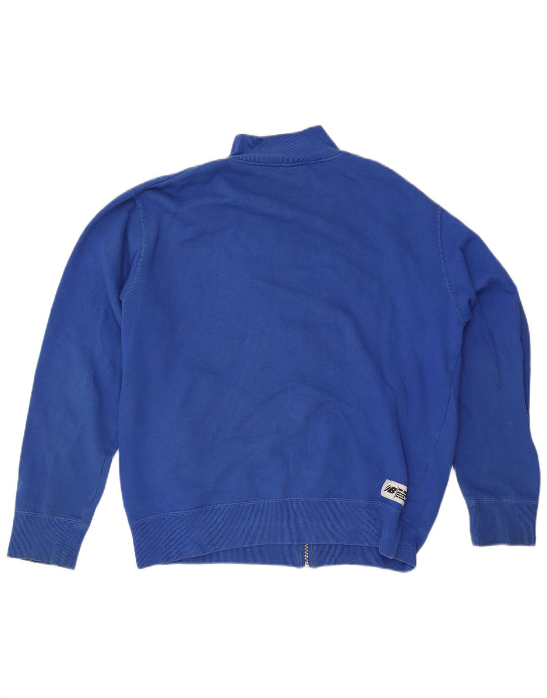 New Balance Mens Tracksuit Top Jacket Medium Blue Cotton