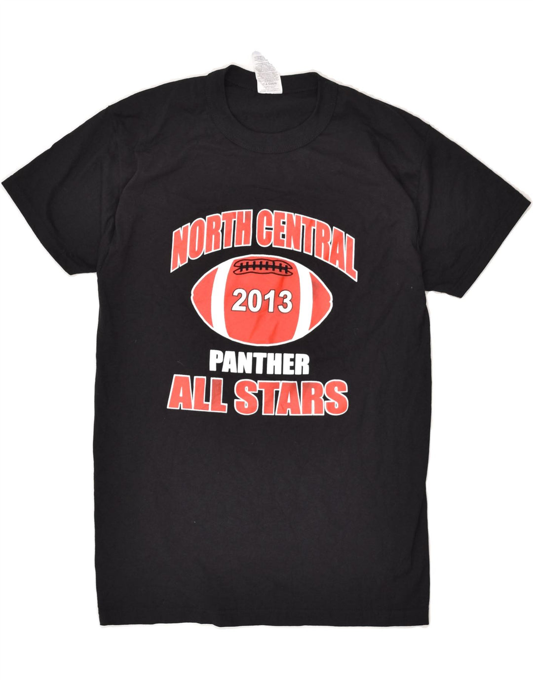 RUSSELL ATHLETIC Mens Graphic T-Shirt Top Small Black Cotton Vintage Russell Athletic and Second-Hand Russell Athletic from Messina Hembry 