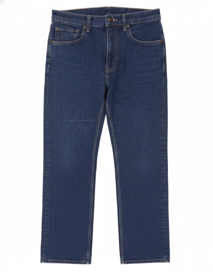 Zara Womens Cropped Jeans EU 40 Medium W30 L25 Blue