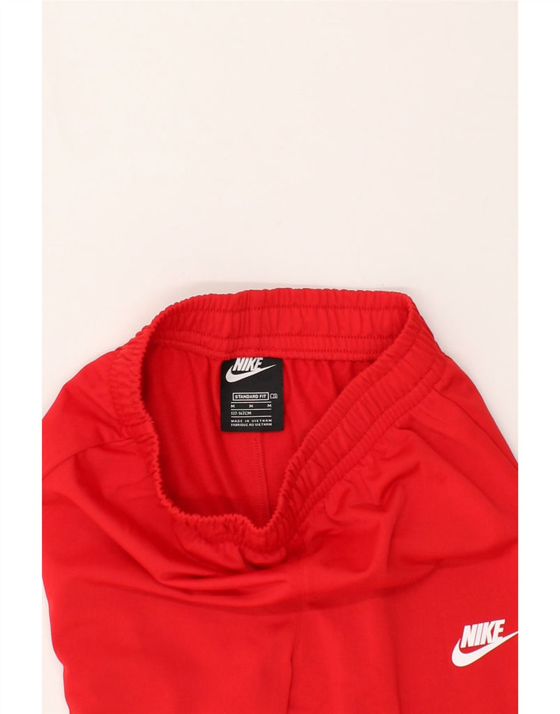 NIKE Boys Standard Fit Tracksuit Trousers Joggers 10-11 Years Medium Red | Vintage Nike | Thrift | Second-Hand Nike | Used Clothing | Messina Hembry 
