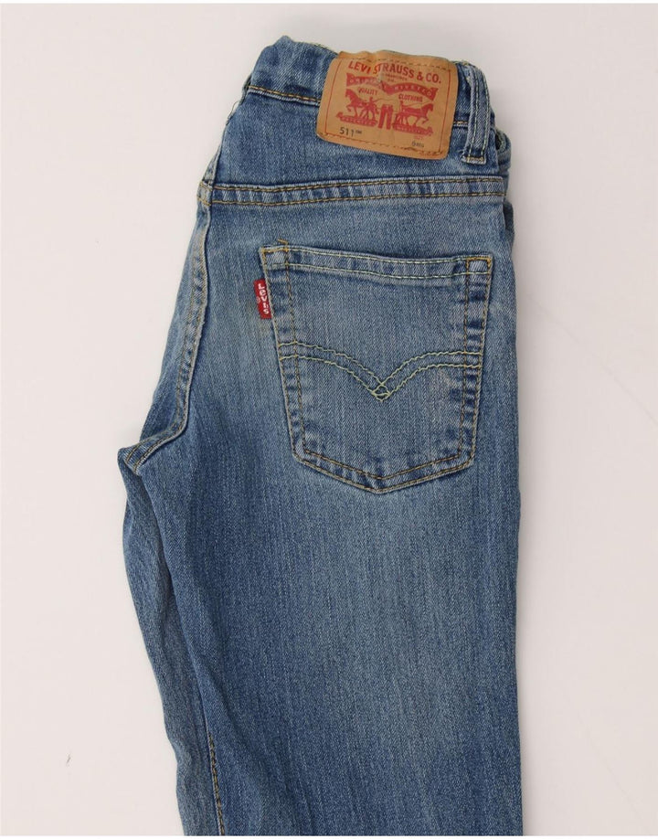 LEVI'S Boys 511 Slim Jeans 5-6 Years W22 L19 Blue Cotton Vintage Levi's and Second-Hand Levi's from Messina Hembry 