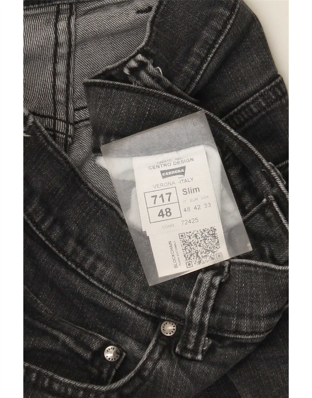 Carrera Mens 717 Slim Jeans W33 L31 Grey Cotton