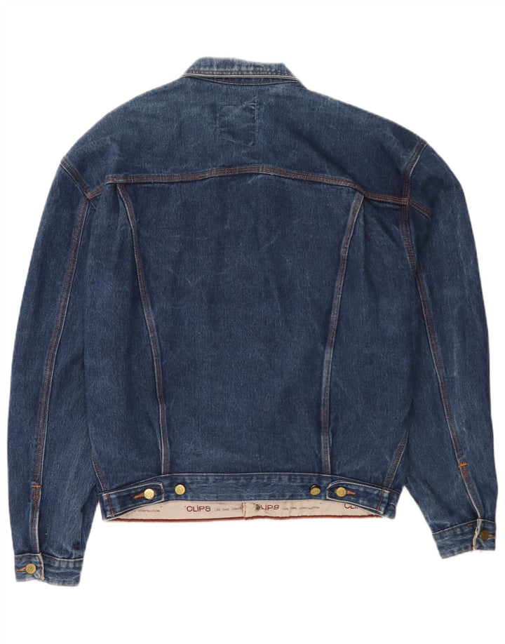 Clips Mens Denim Jacket UK 42 XL Blue