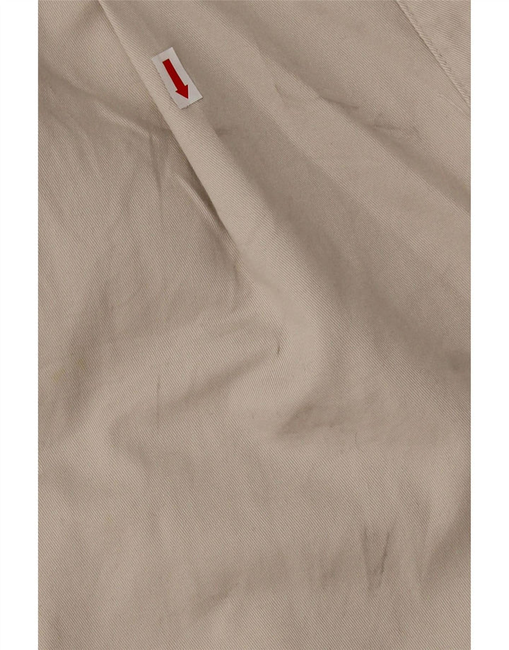 DOCKERS Mens Stain Defender Pegged Chino Shorts W38 XL  Grey Cotton