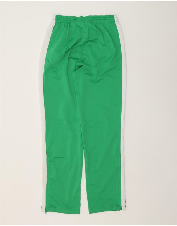 Puma Mens Tracksuit Trousers Small  Green Colourblock Polyester