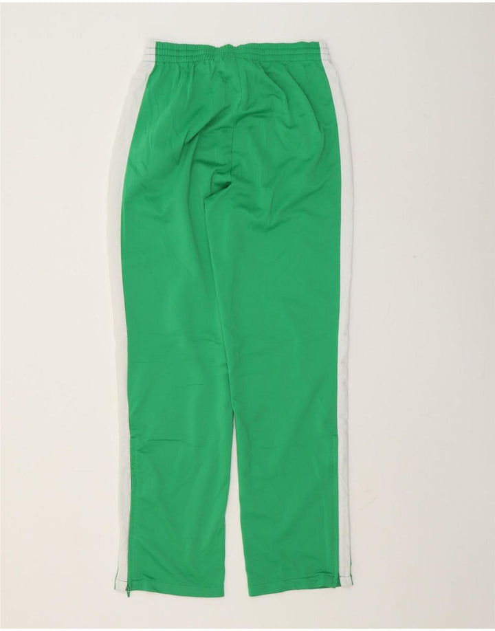 Puma Mens Tracksuit Trousers Small  Green Colourblock Polyester
