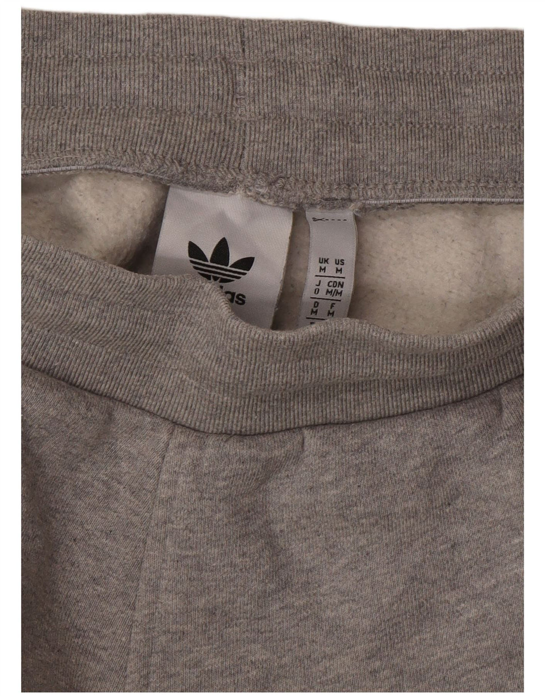 Adidas Womens Tracksuit Trousers Joggers Medium W32 L30 Grey Cotton