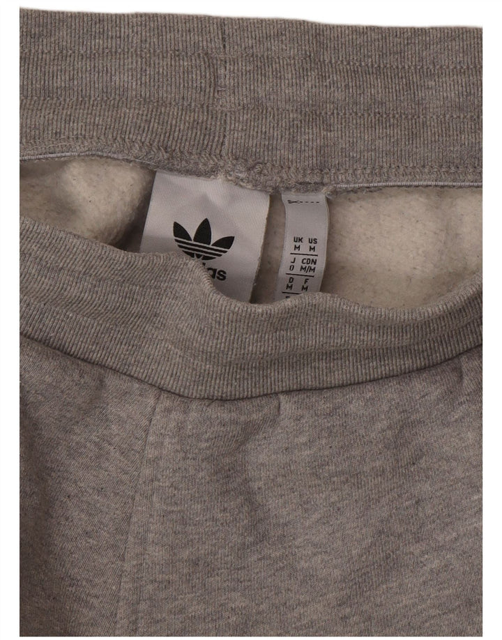 Adidas Womens Tracksuit Trousers Joggers Medium W32 L30 Grey Cotton