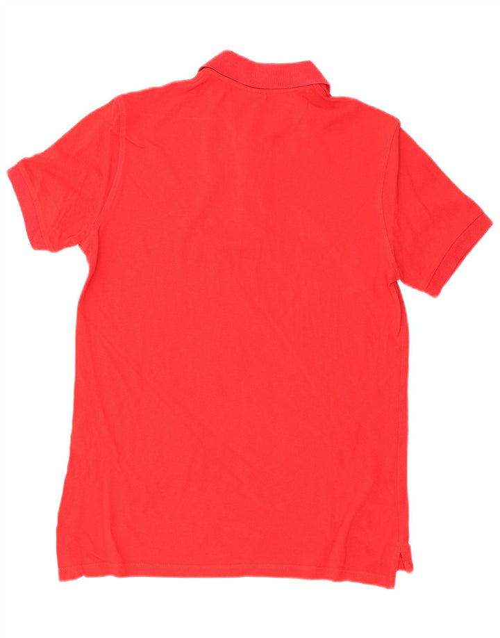 Williams Wilson Mens Polo Shirt Small Burgundy Cotton