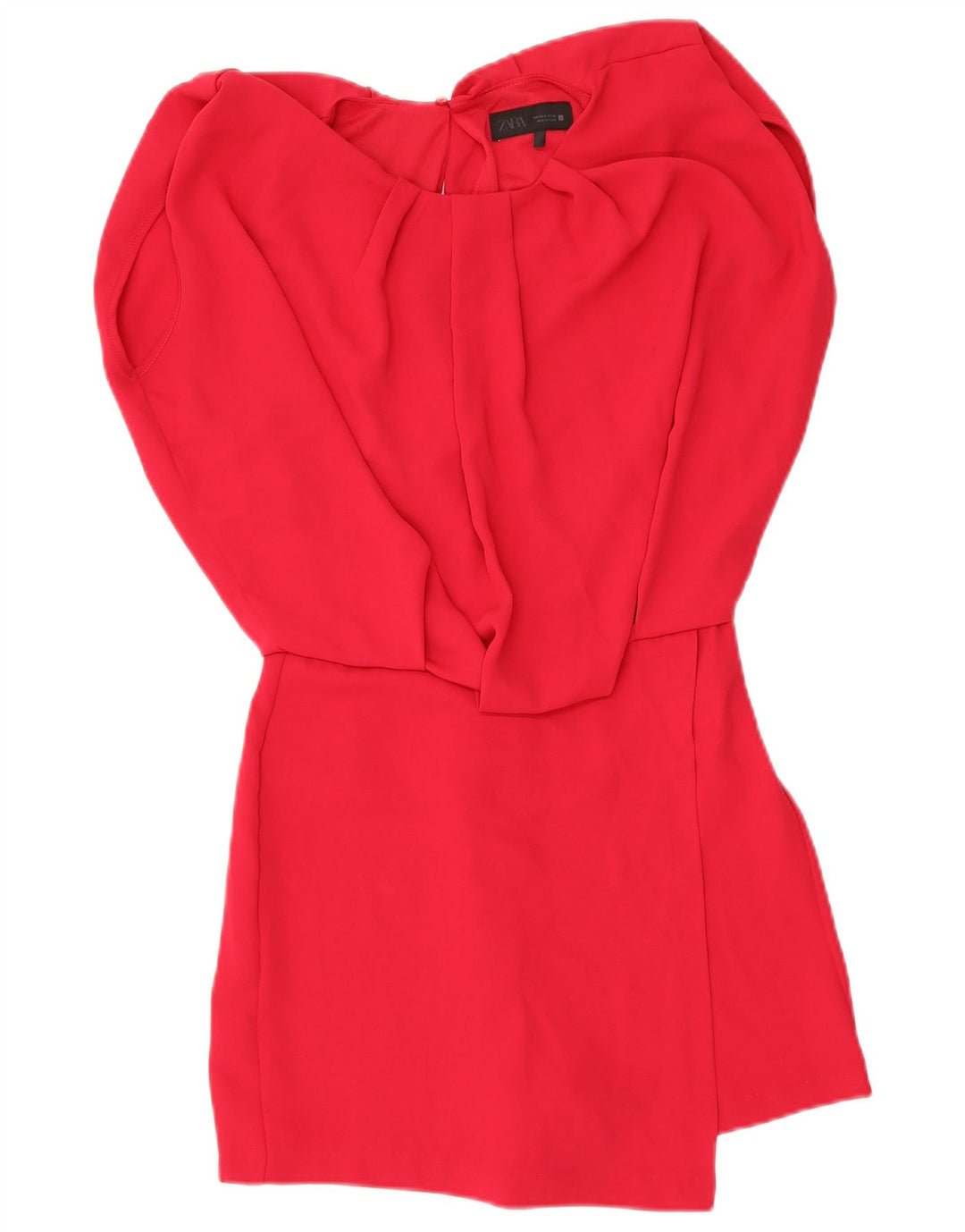Zara Womens Playsuit UK 10 Small  Pink Polyester