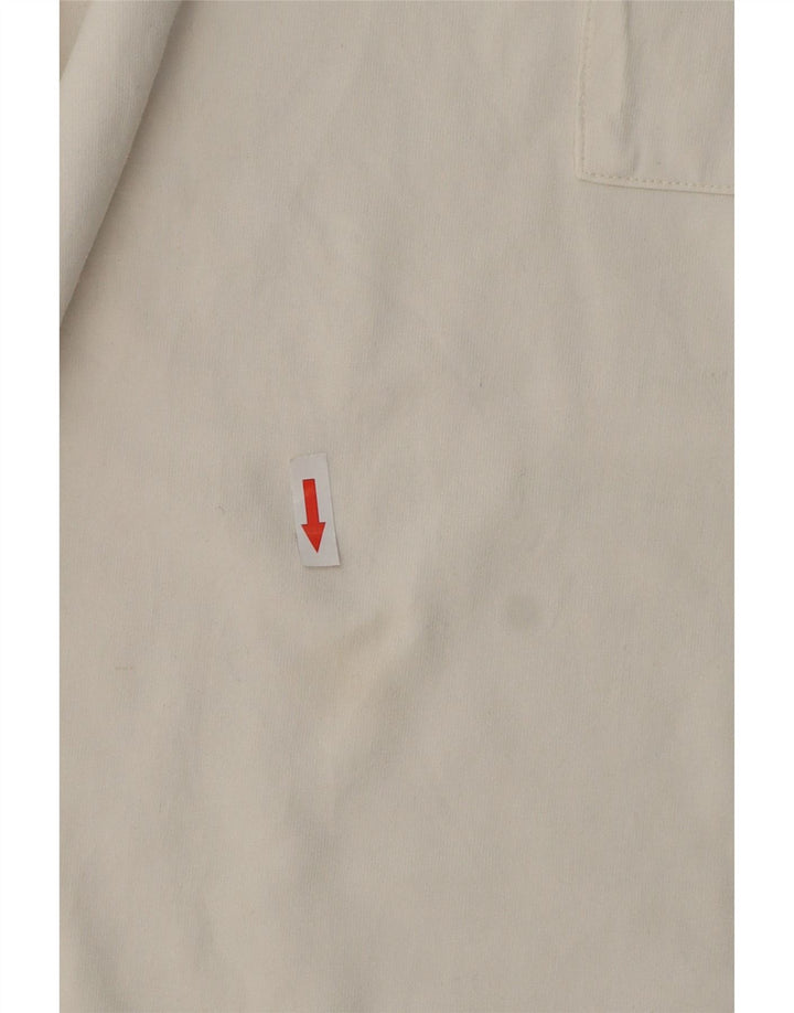 New Balance Mens T-Shirt Top Medium White Cotton