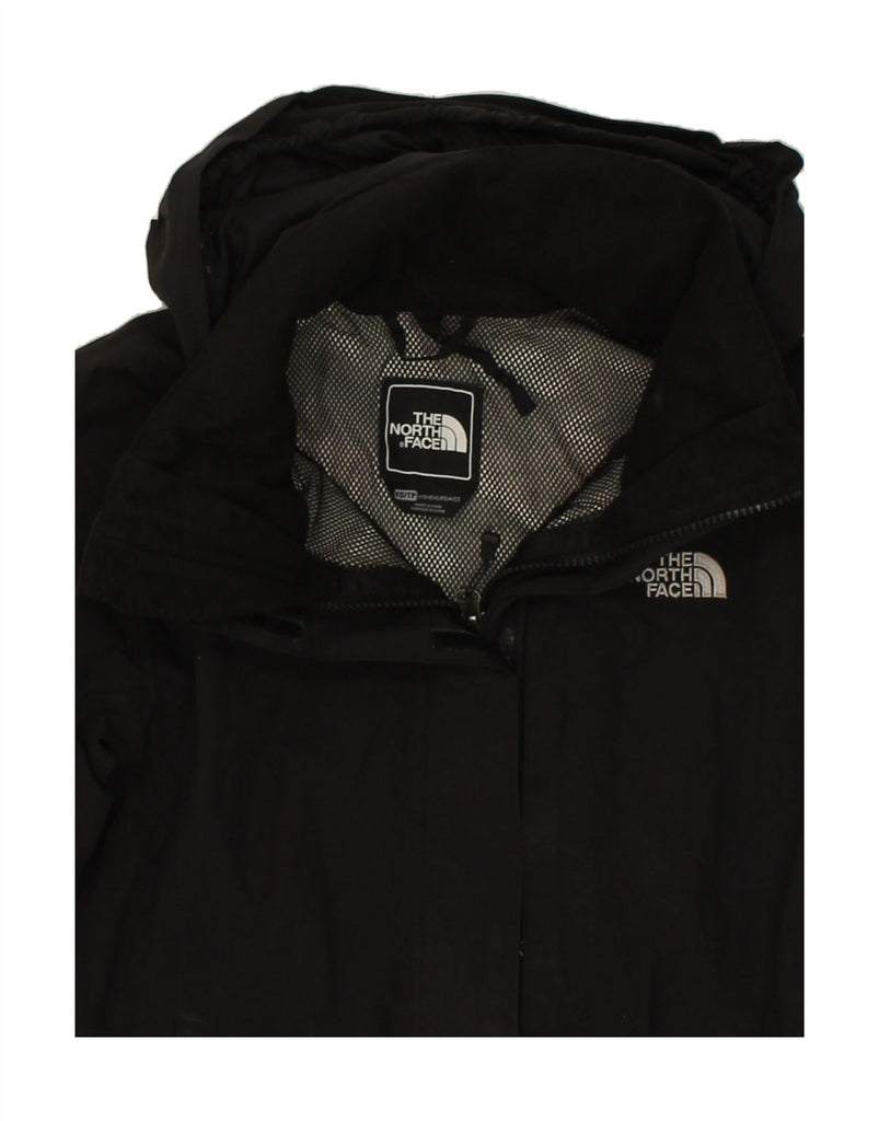 THE NORTH FACE Womens Hooded Rain Jacket UK 6 XS Black Polyester | Vintage The North Face | Thrift | Second-Hand The North Face | Used Clothing | Messina Hembry 