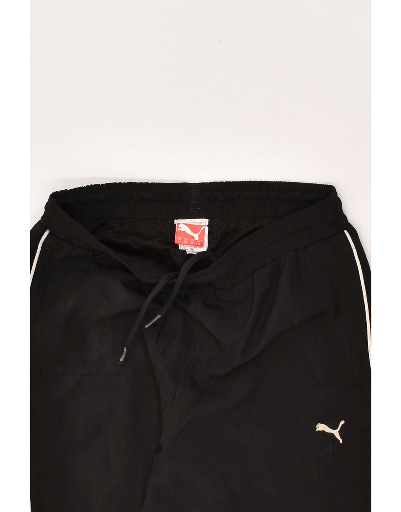 PUMA Boys Tracksuit Trousers Joggers 13-14 Years Large Black | Vintage Puma | Thrift | Second-Hand Puma | Used Clothing | Messina Hembry 