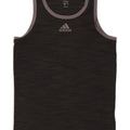 Adidas Mens Vest Top Small Black Flecked Polyester