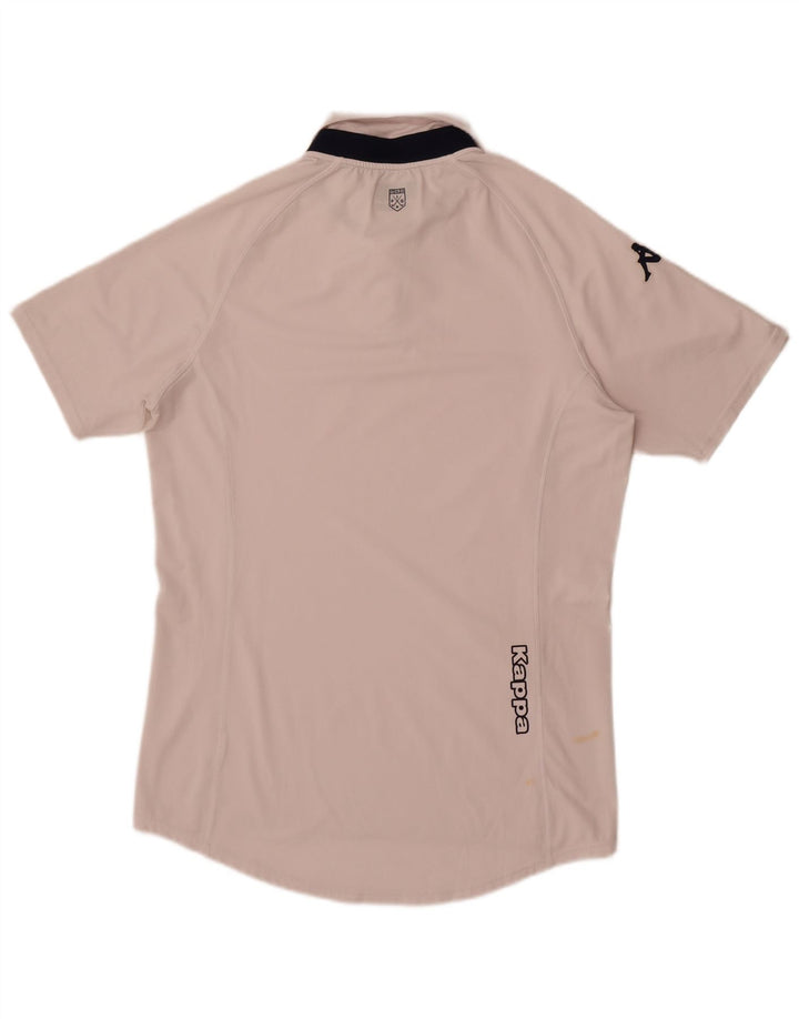 Kappa Mens Graphic Polo Shirt Large White