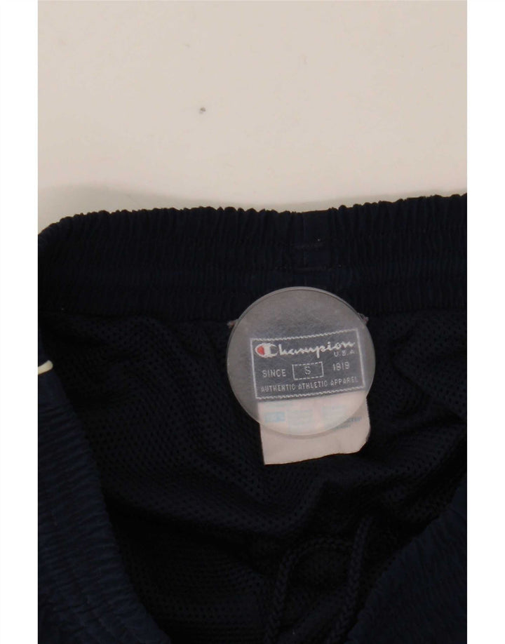Champion Mens Cargo Tracksuit Trousers Small  Navy Blue Polyester